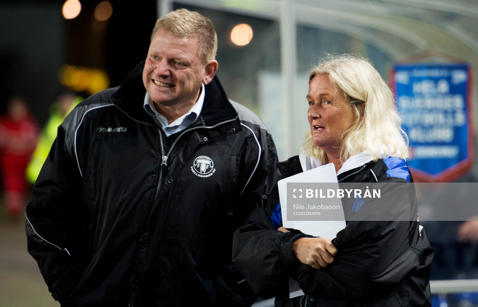 Alf Westerberg, sportchef, Barbro Bengtsson