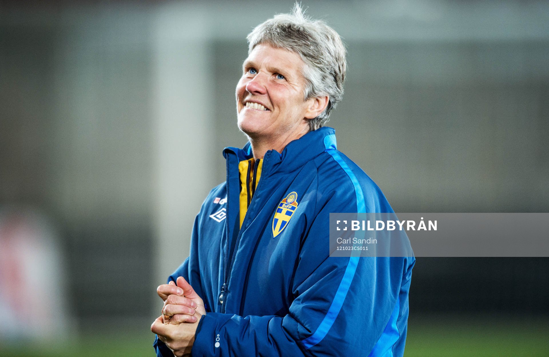 Fotboll, Damlandslaget, Träningslandskamp, Sverige -