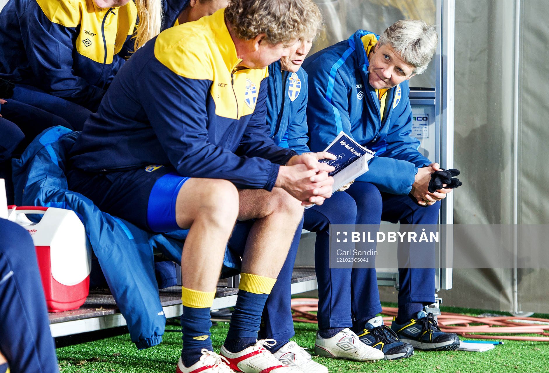 Fotboll, Damlandslaget, Träningslandskamp, Sverige -