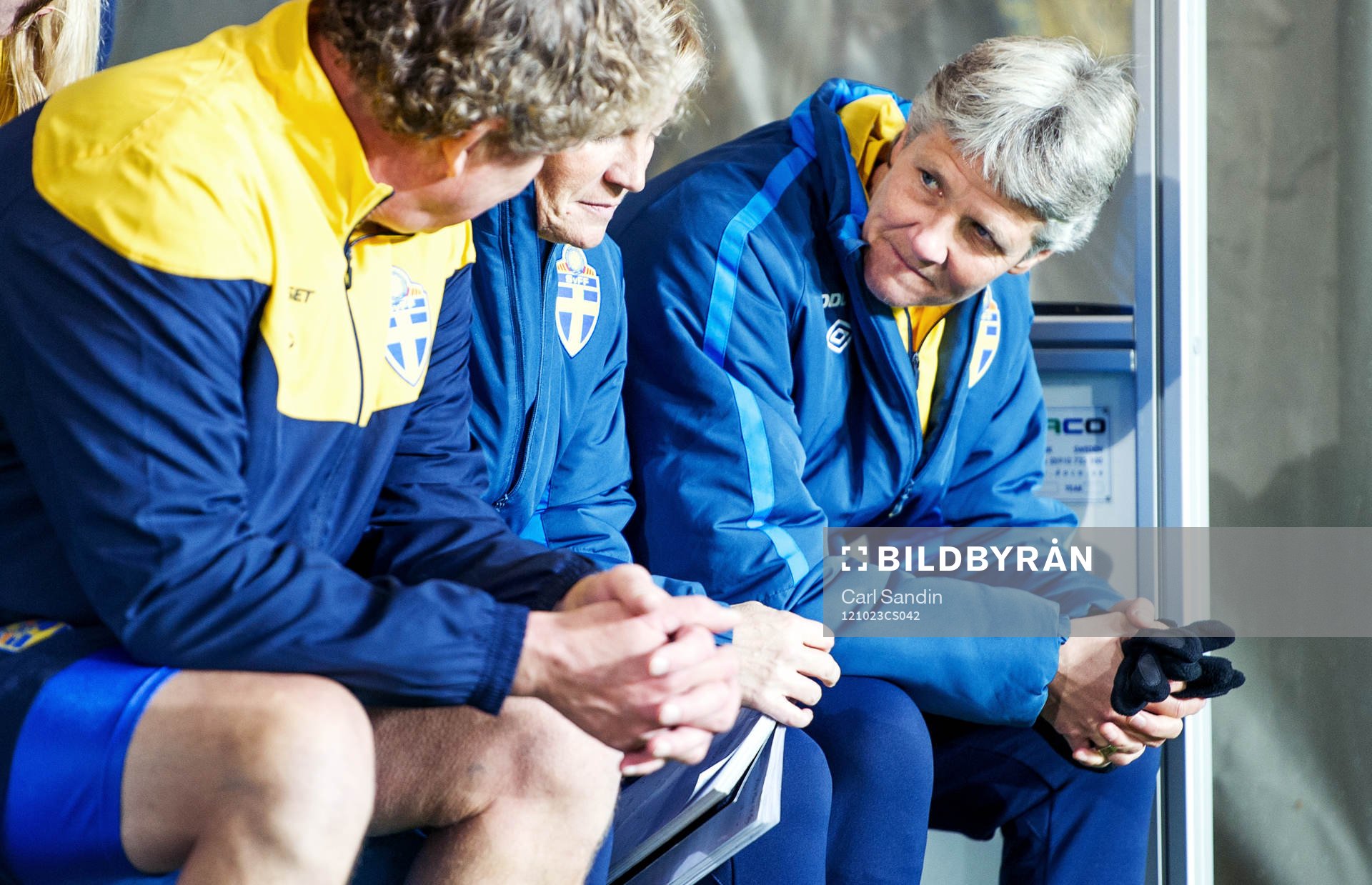 Fotboll, Damlandslaget, Träningslandskamp, Sverige -