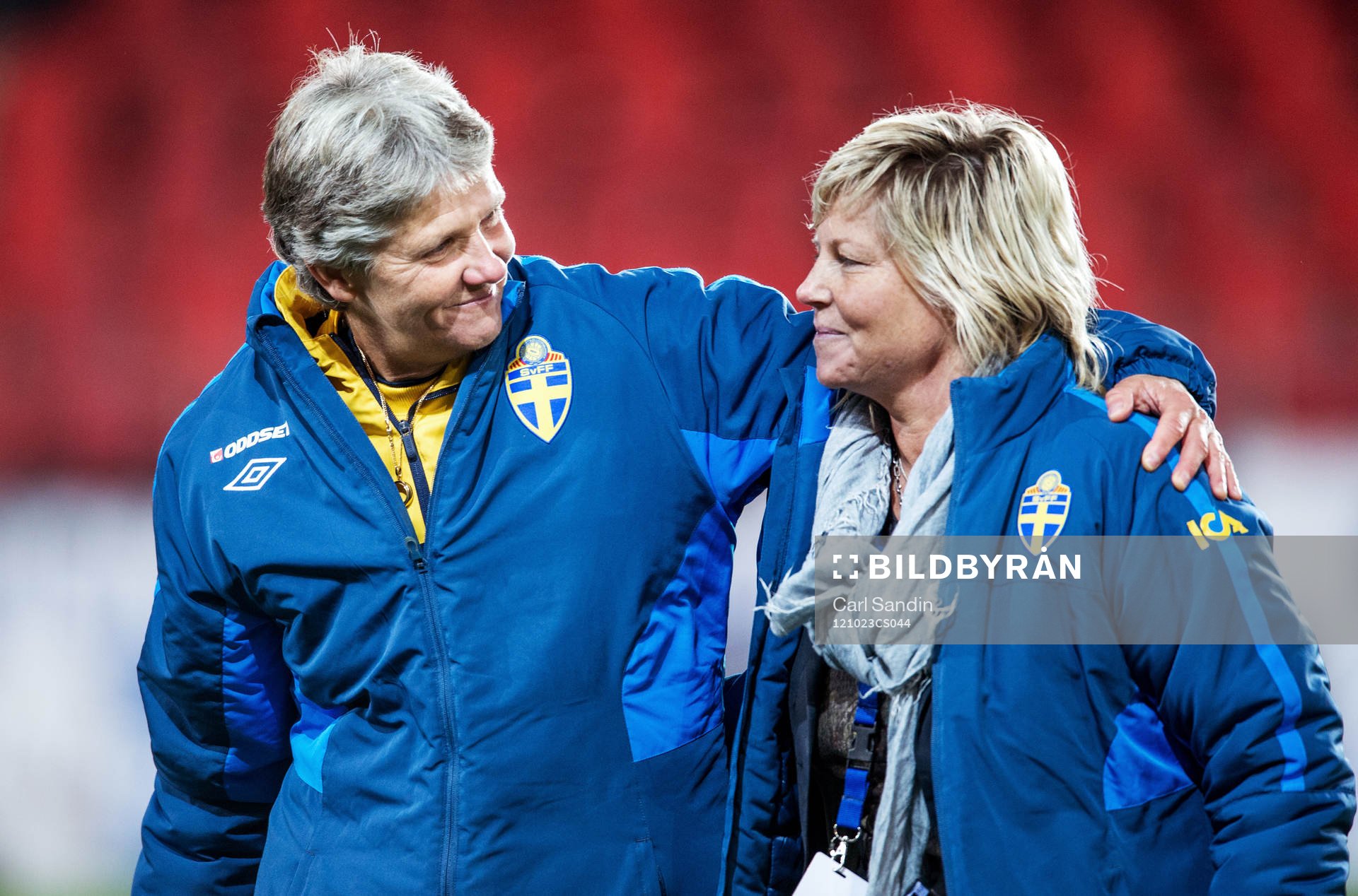 Fotboll, Damlandslaget, Träningslandskamp, Sverige -