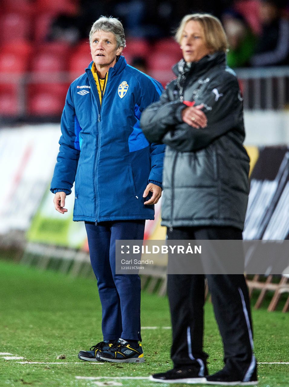 Fotboll, Damlandslaget, Träningslandskamp, Sverige -