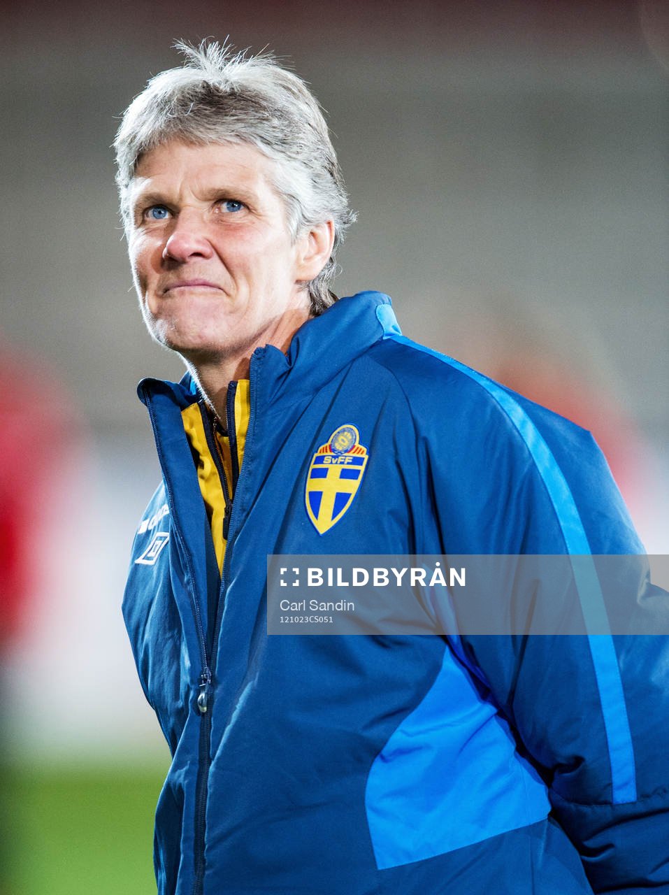 Fotboll, Damlandslaget, Träningslandskamp, Sverige -