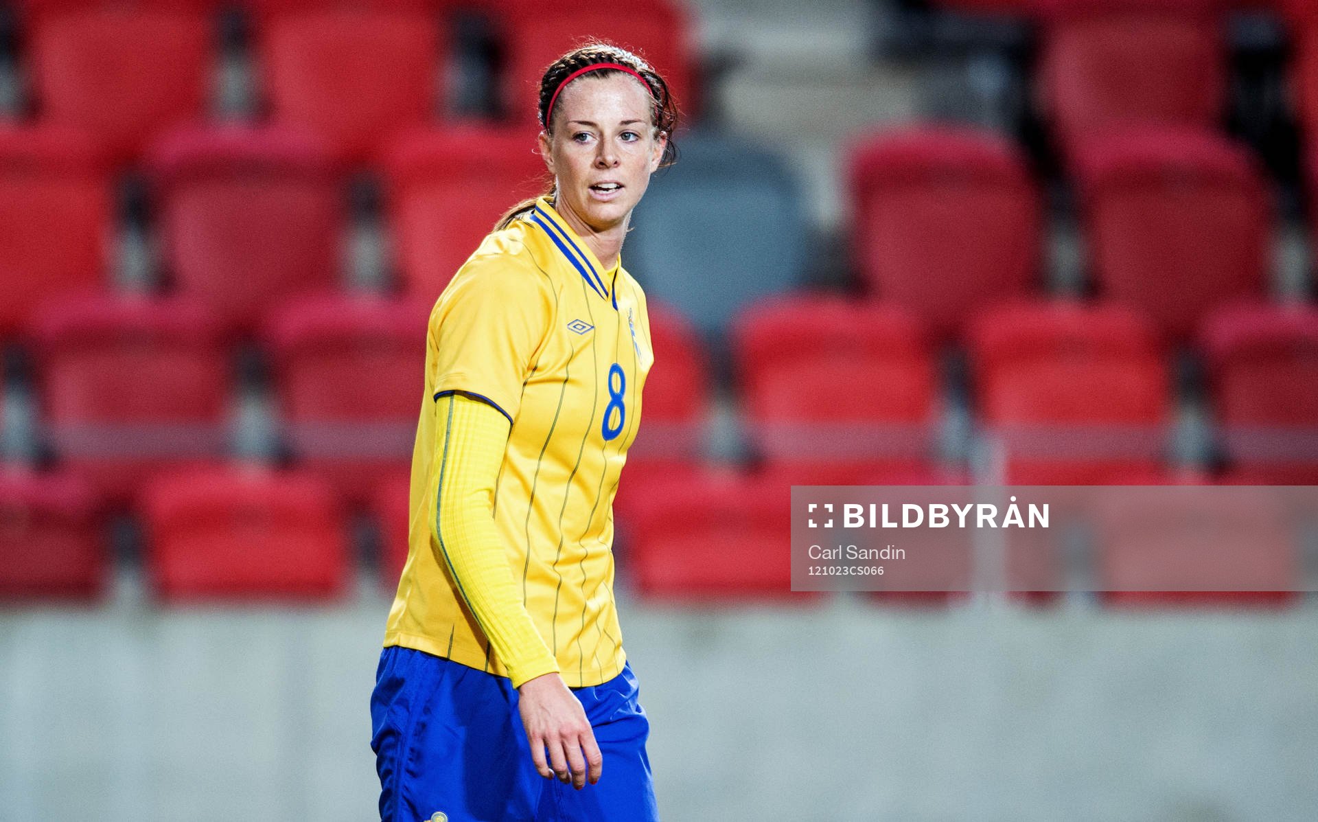 Fotboll, Damlandslaget, Träningslandskamp, Sverige -
