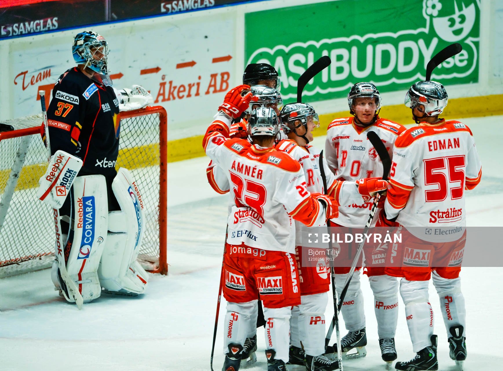 Chet Pickard, målvakt, Djurgården och Mattias Åkesson,