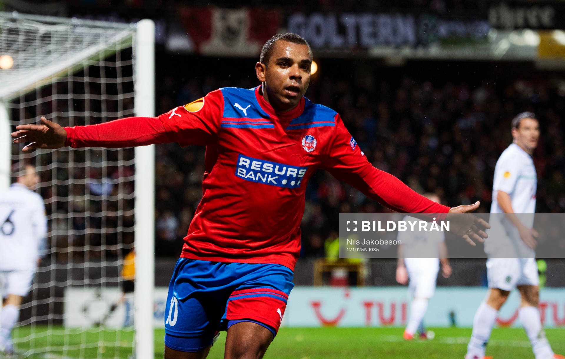 Alvaro Santos, Helsingborg jublar vid 1-1