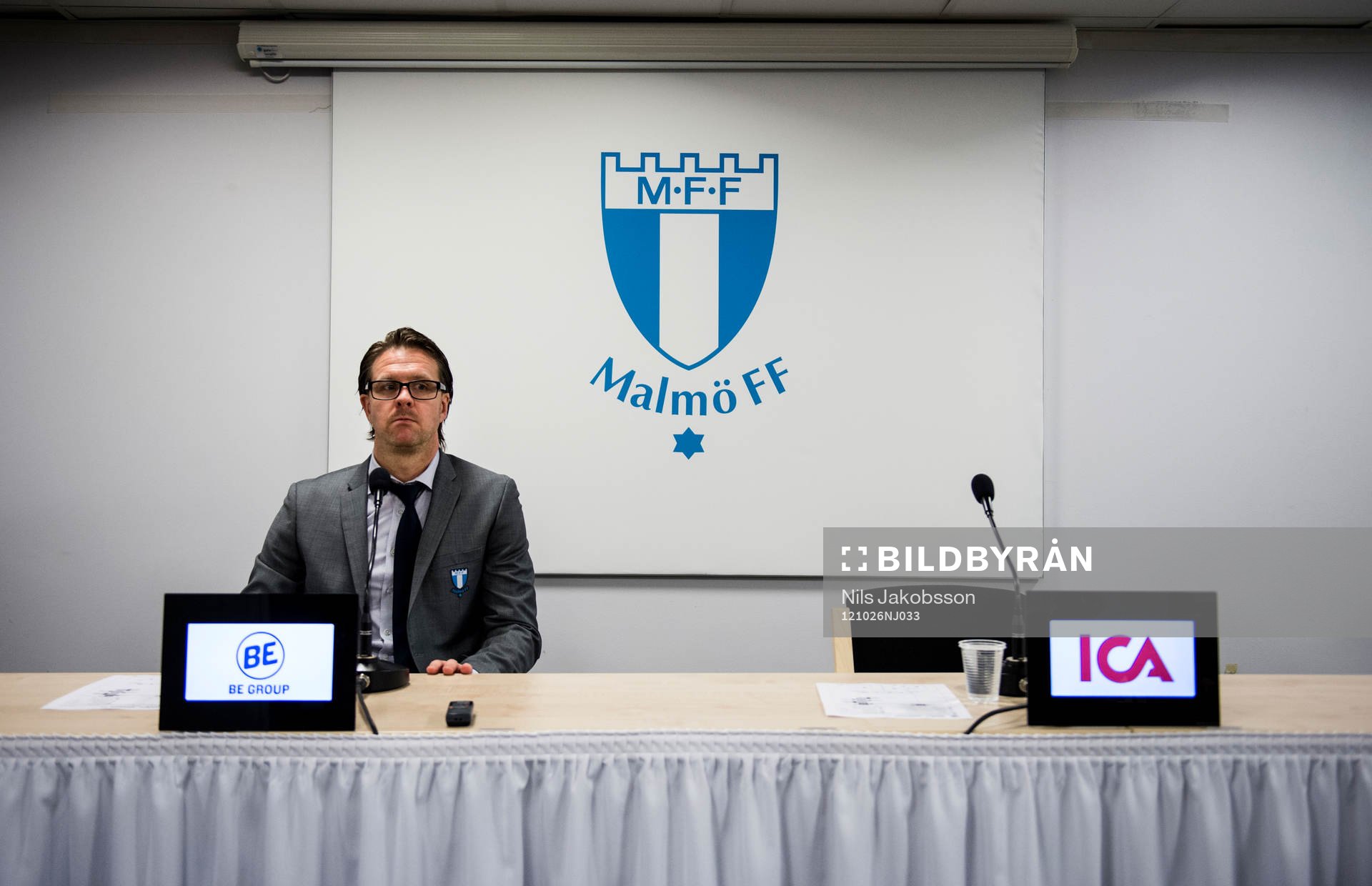 Rikard Norling, tränare Malmö FF satt själv på