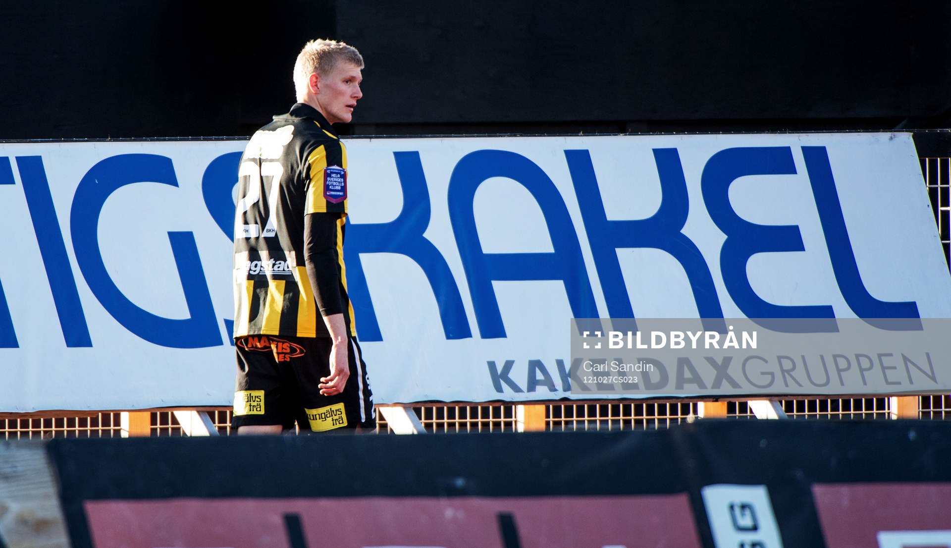 Tom Söderberg, Häcken, går till omklädningsrummet