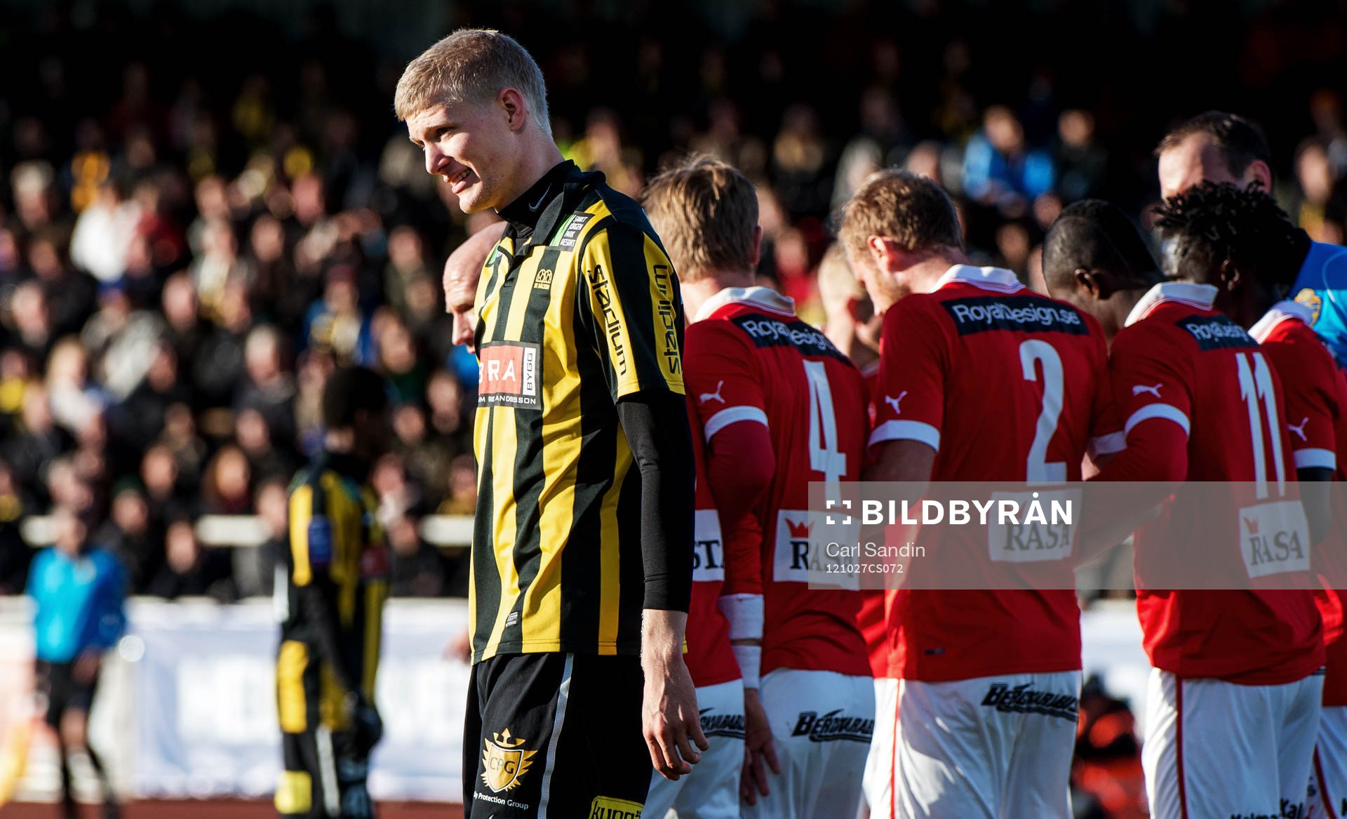 Fotboll, Allsvenskan, Häcken - Kalmar: Tom Söderberg, Häcken.