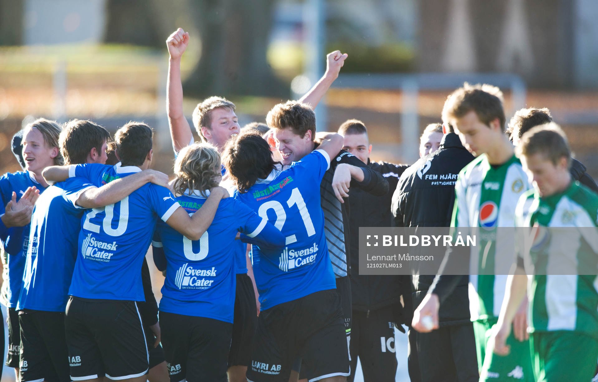 Slutsignal, Halmstads BK, svenska juniormästare, jubel