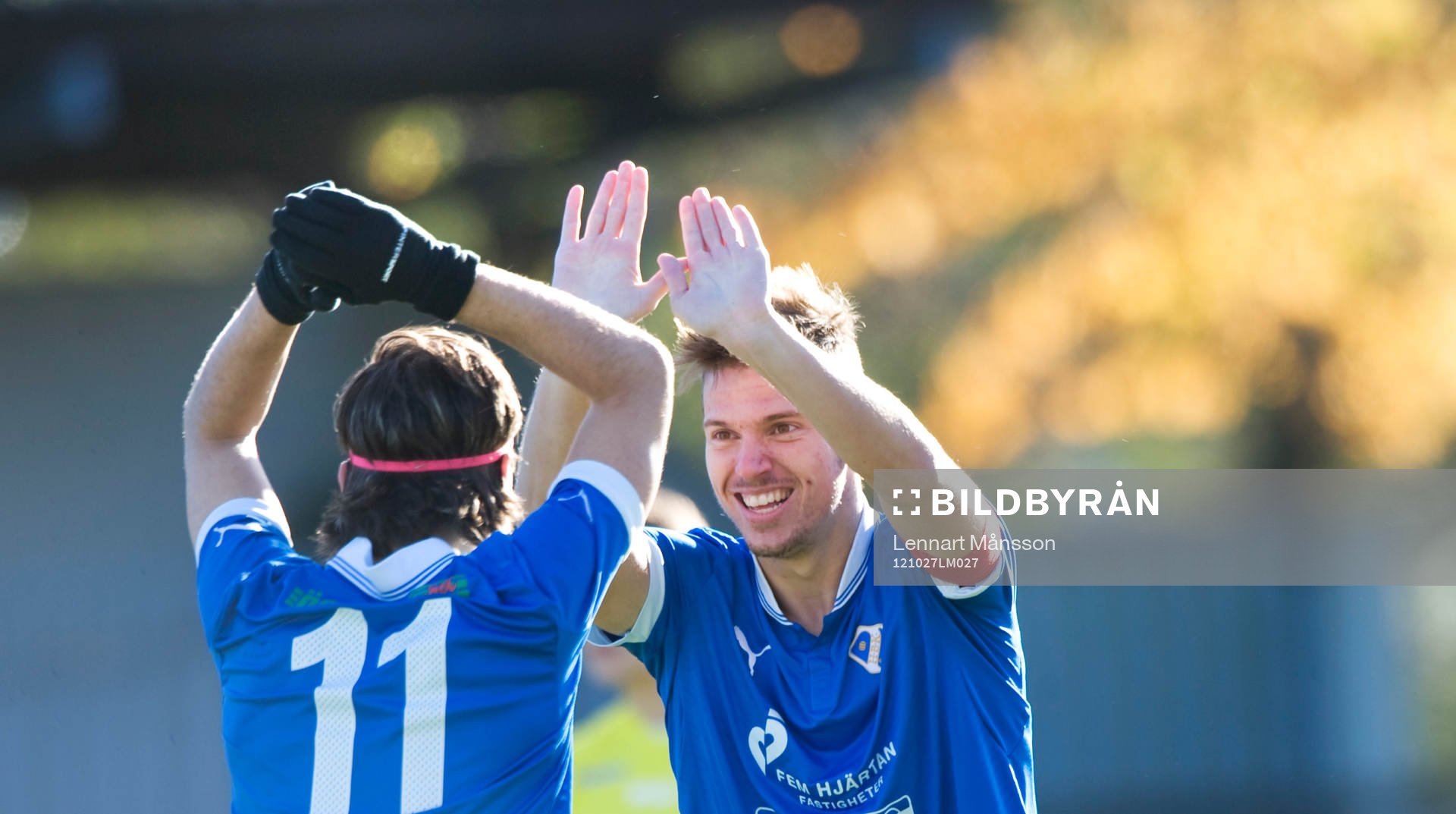 Segerjubeil i höstprakten, Kristian Stefaniga och Shkodran