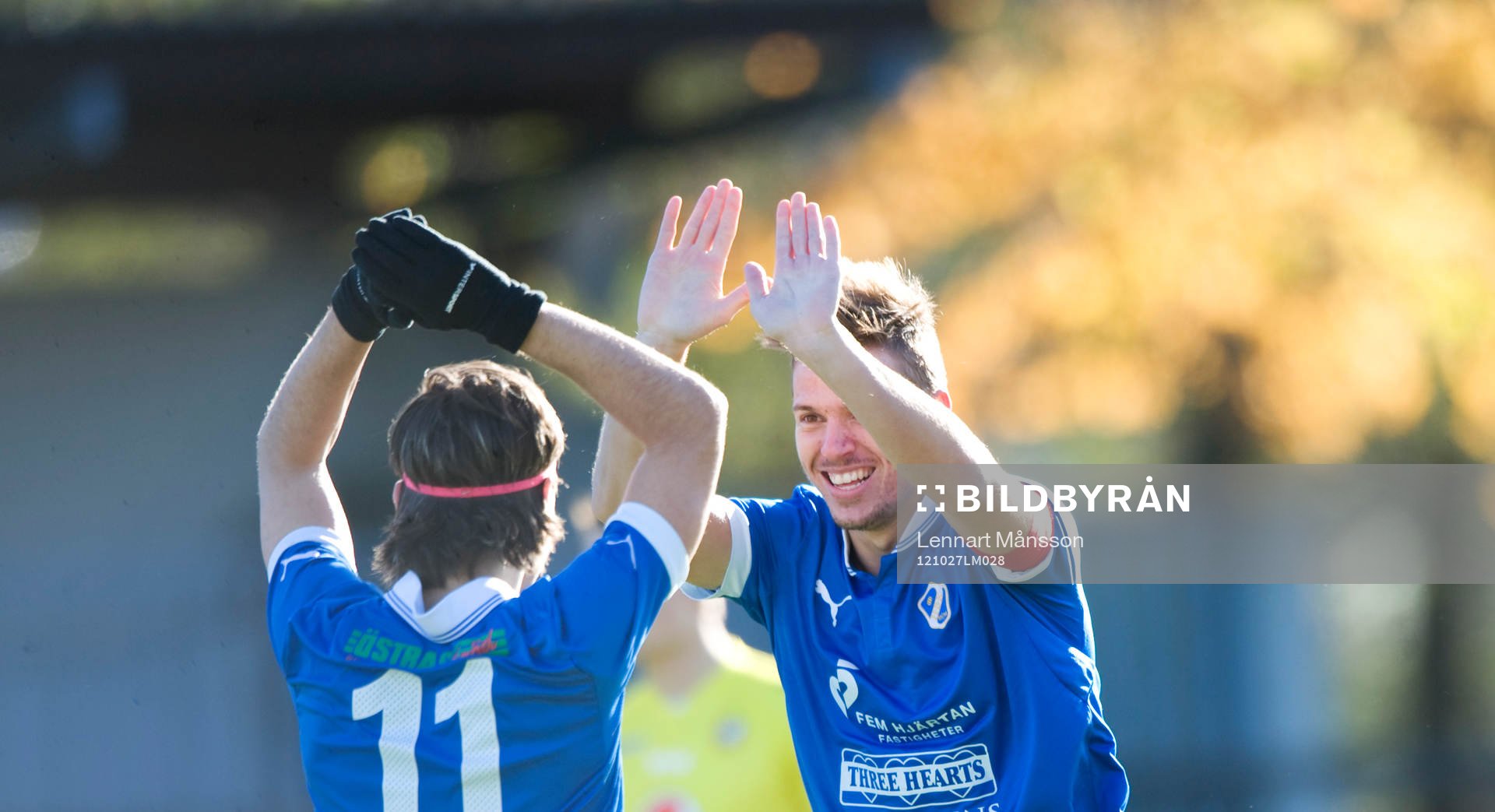Segerjubeil i höstprakten, Kristian Stefaniga och Shkodran