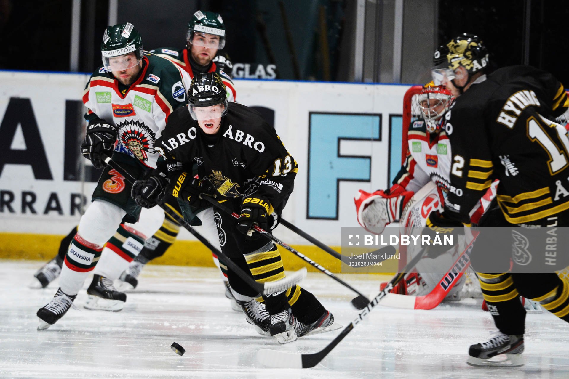 Joakim NOrdström, AIK, jagar pucken