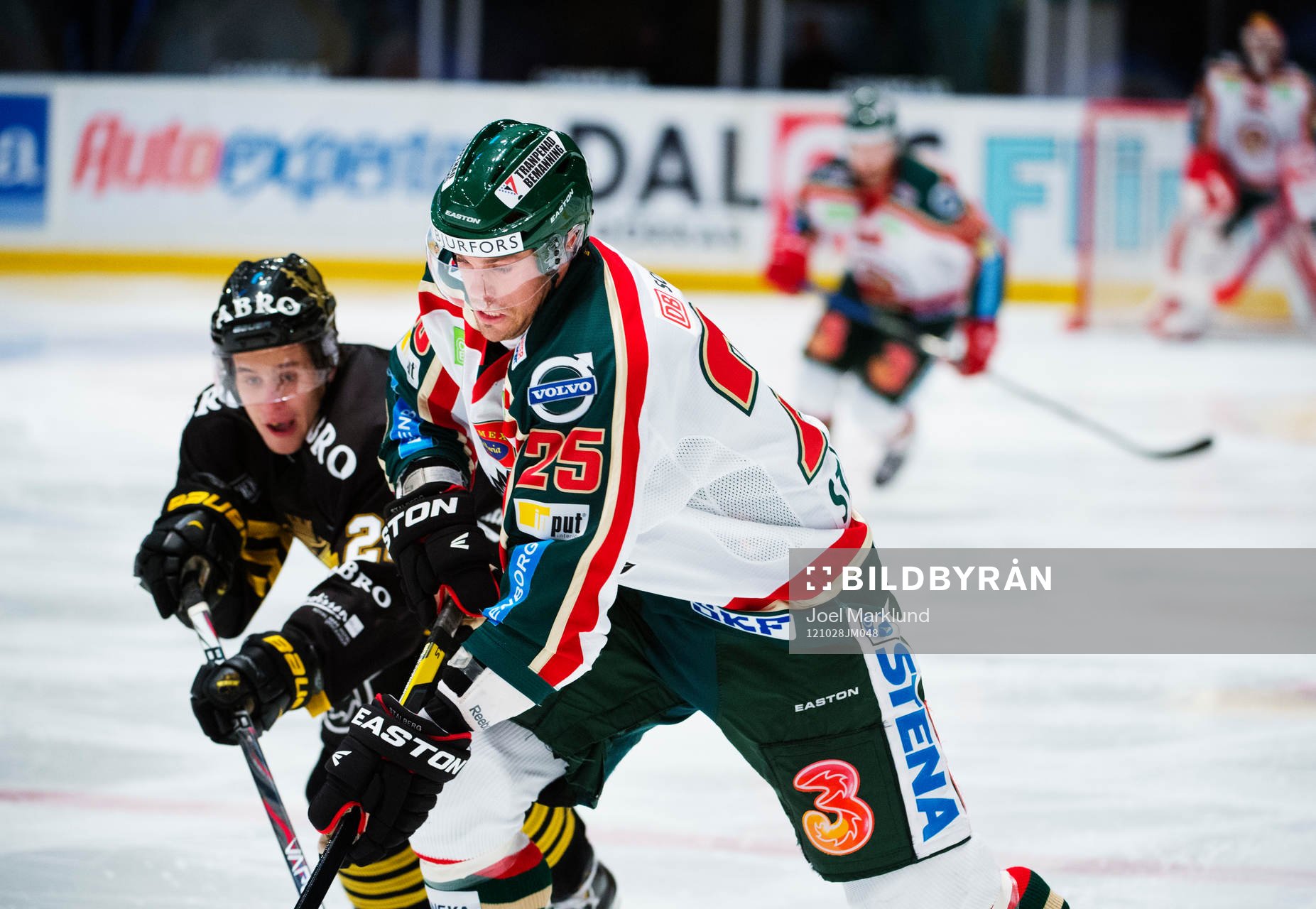 Edgars Klavins, AIK, och Viktor Stålberg, Frölunda