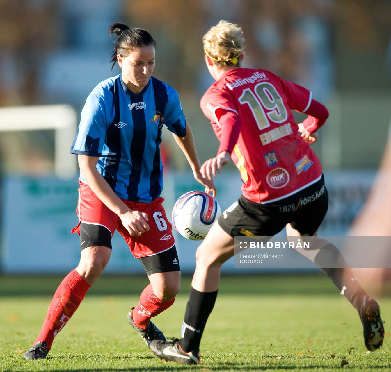 Jessica Landström, Djurgården och Rebecca Edwards,