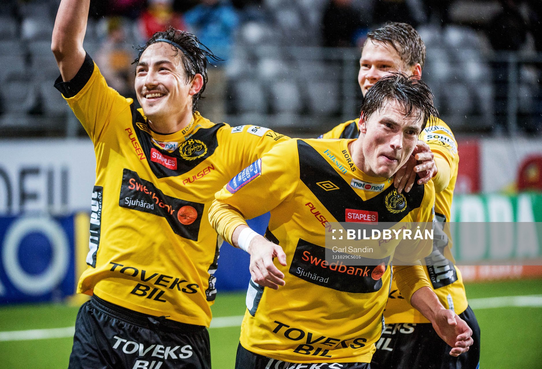 Stefan Ishizaki, Lasse Nilsson och Viktor Claesson,