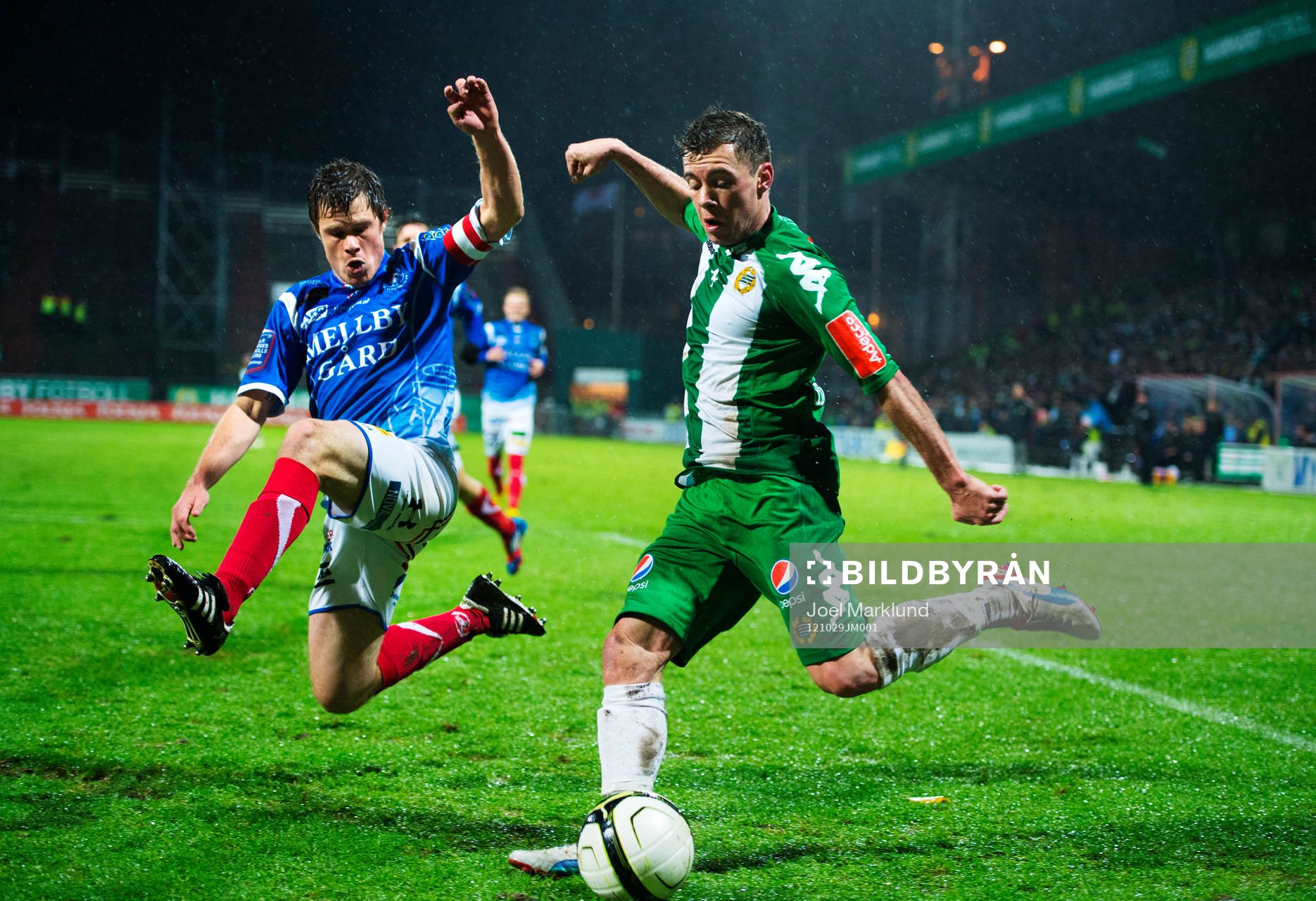 Dennis Melander, Trelleborg, och Mikael Rynell, Hammarby