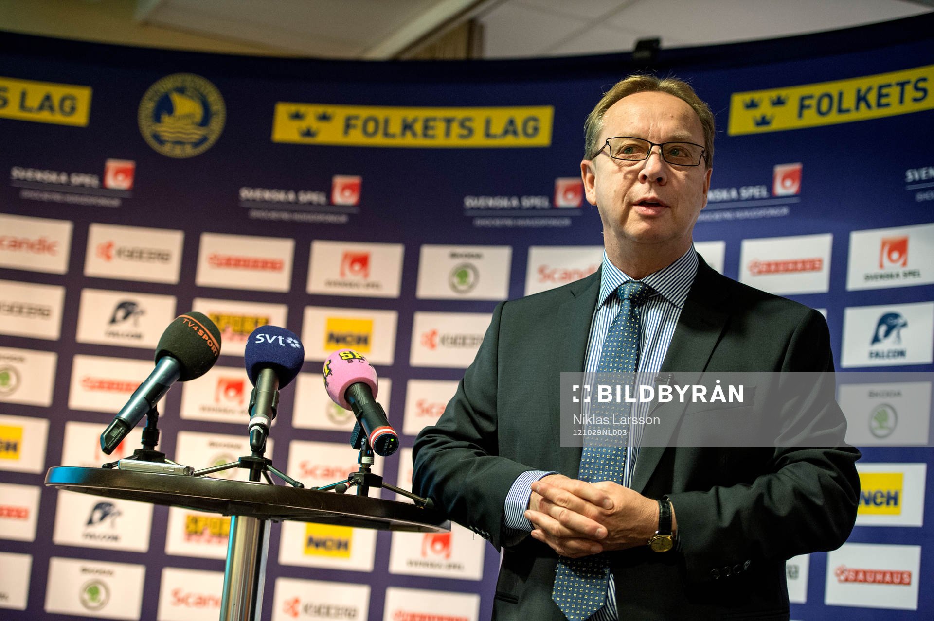 Pär Mårts, förbundskapten Sverige presenterar