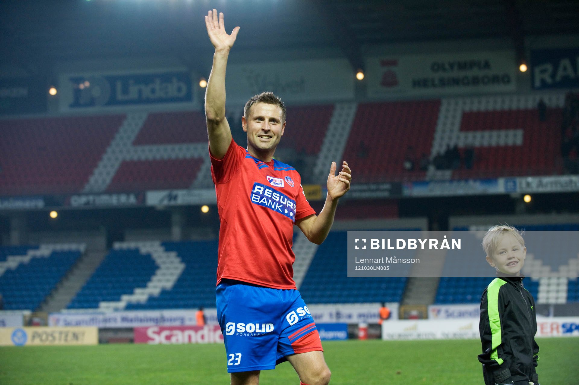 Erik Wahlstedt, Helsingborg, avtackas, här
