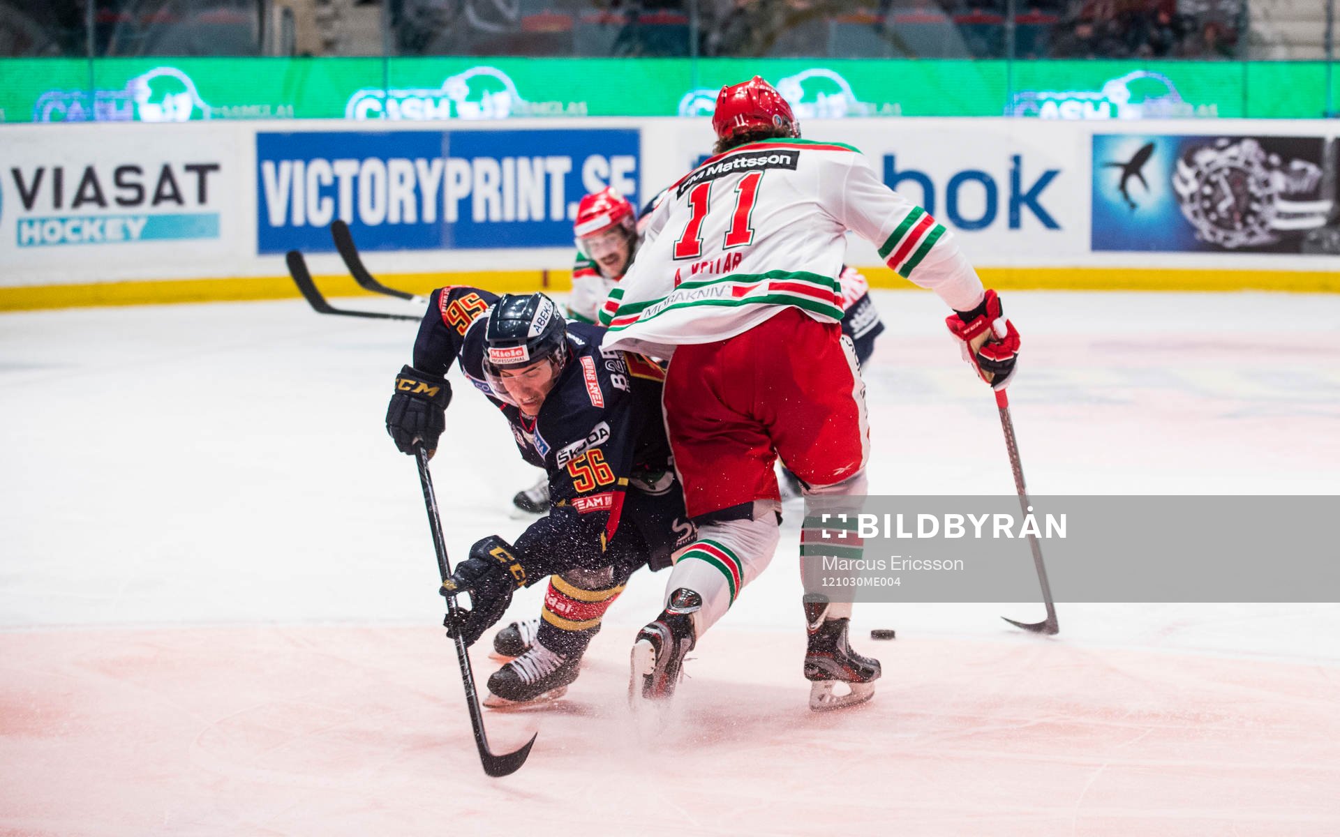 Erik Gustafsson, Djurgården trycker till Anze Kopitar, Mora