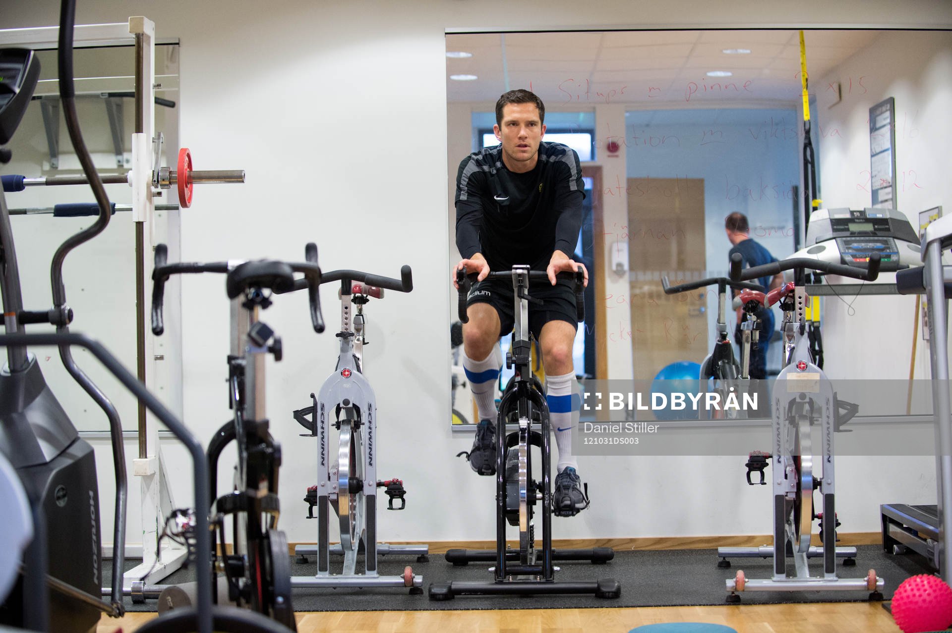 Martin Ericsson, Häcken, kör rehabträning