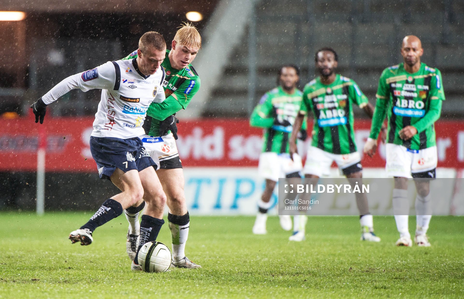 Kamp mellan Alexander Faltsetas, Gefle, och Linus Tornblad,