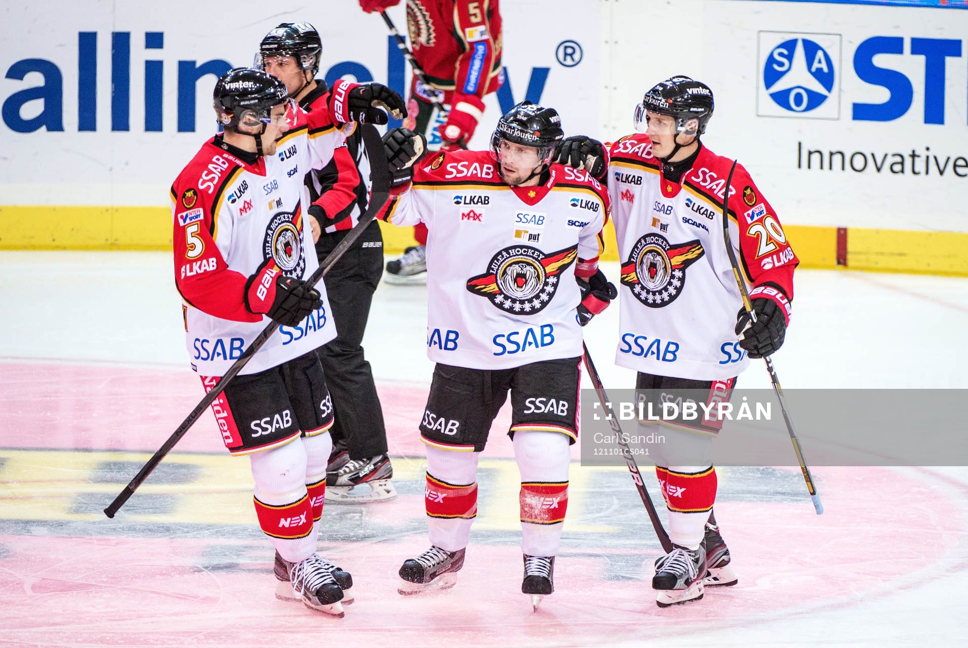 Chris Abbott, Luleå, jublar