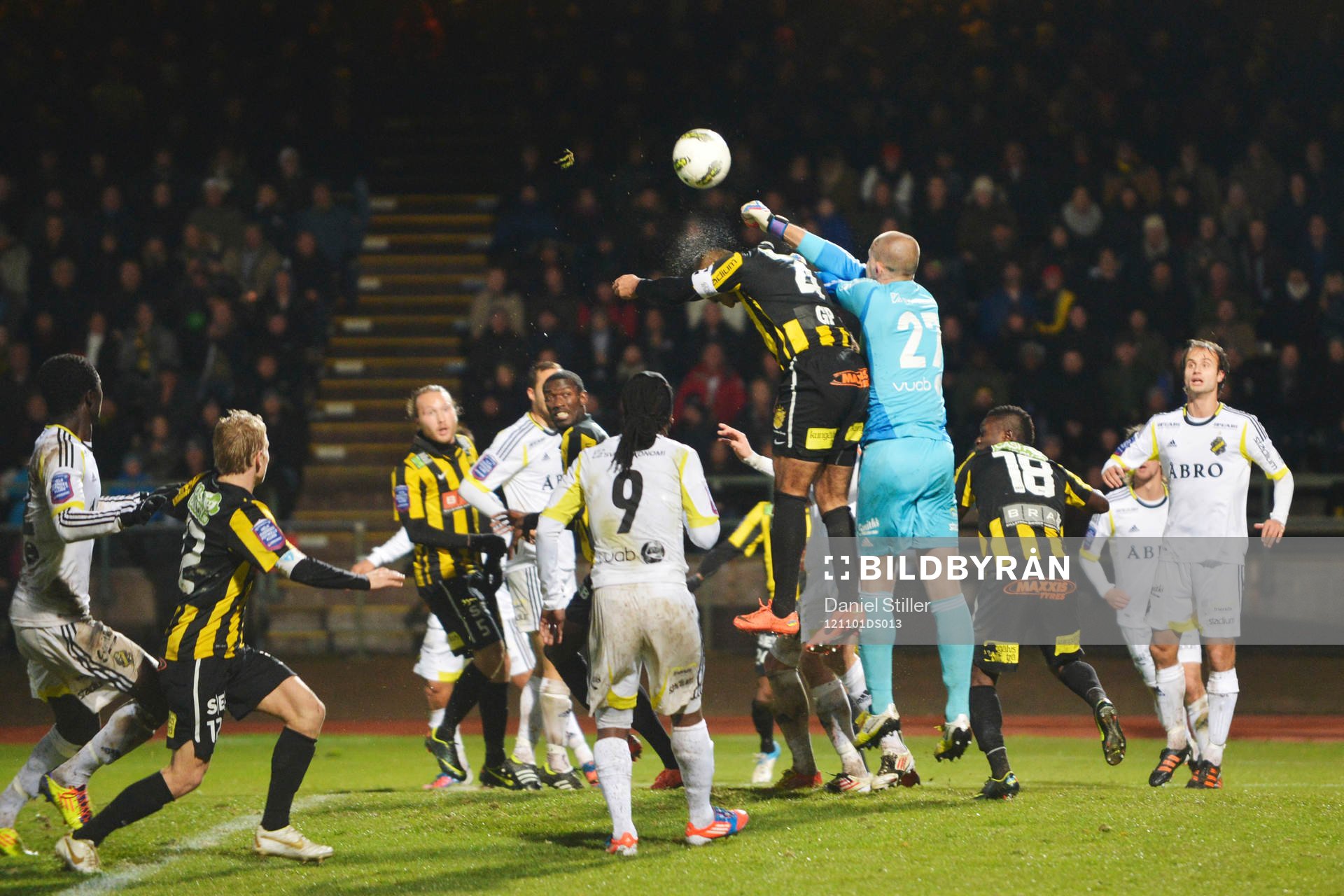 Intensivt framför AIK:s mål