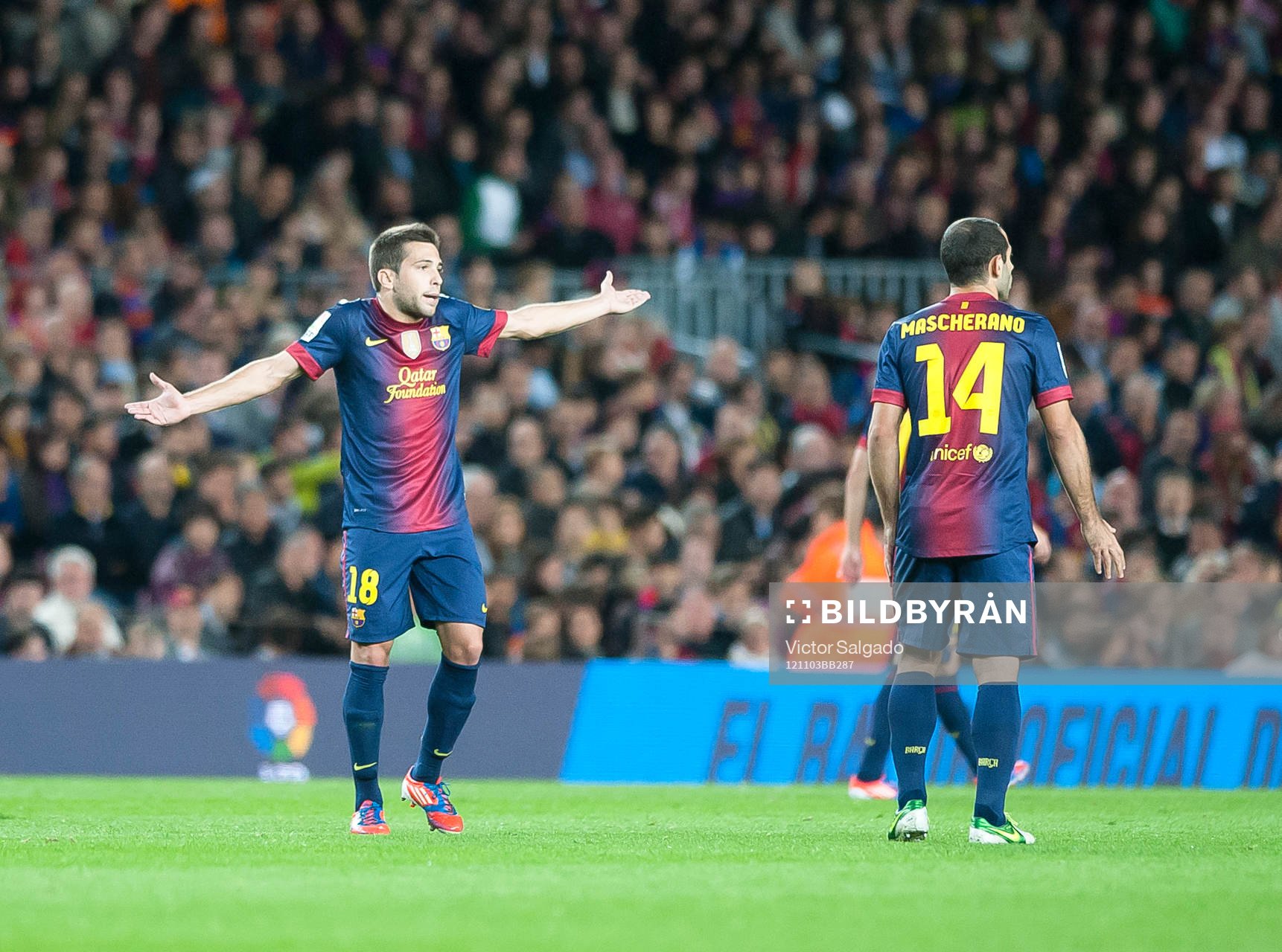 Jordi Alba - Javier Mascherano