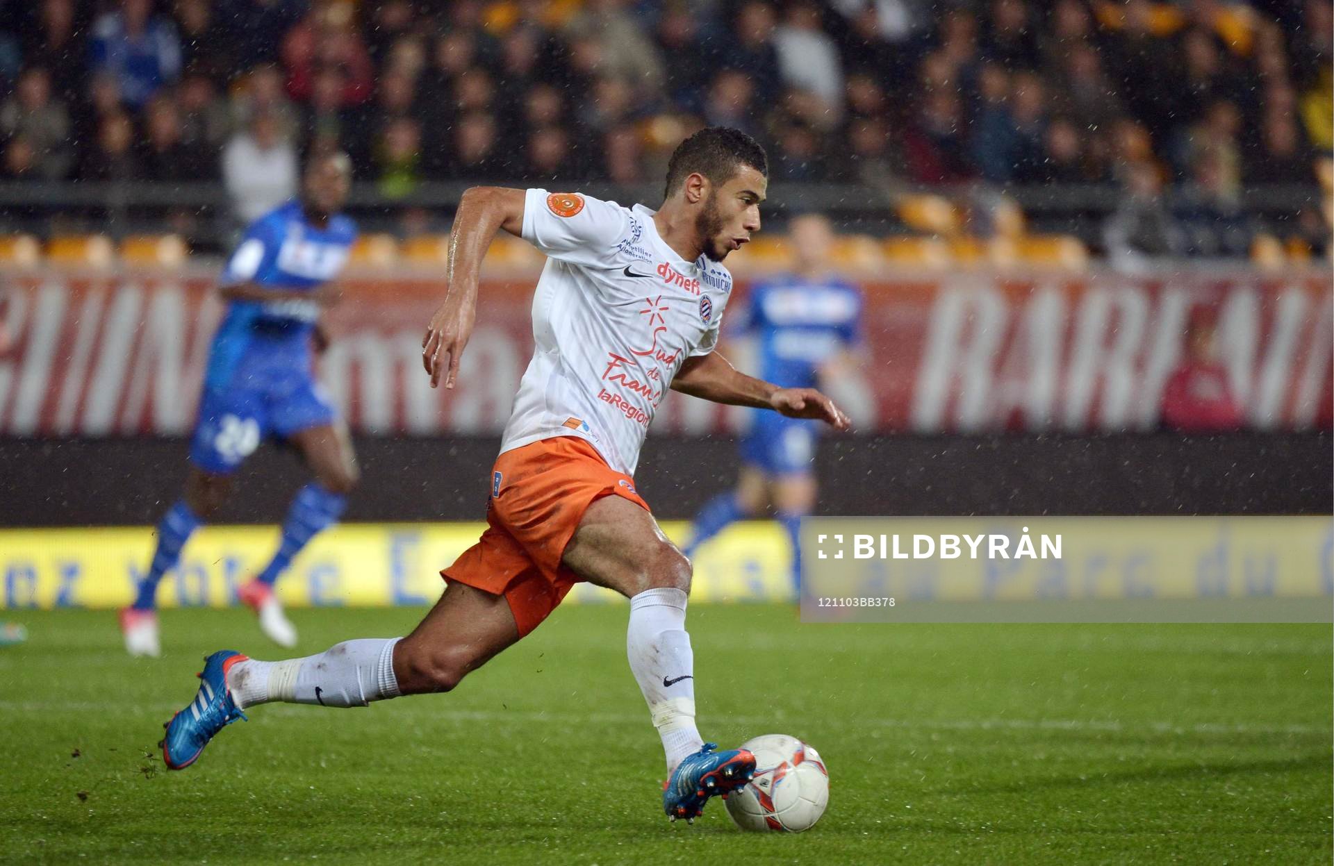 Younes BELHANDA - 03.11.2012 - Troyes / Montpellier - 11eme