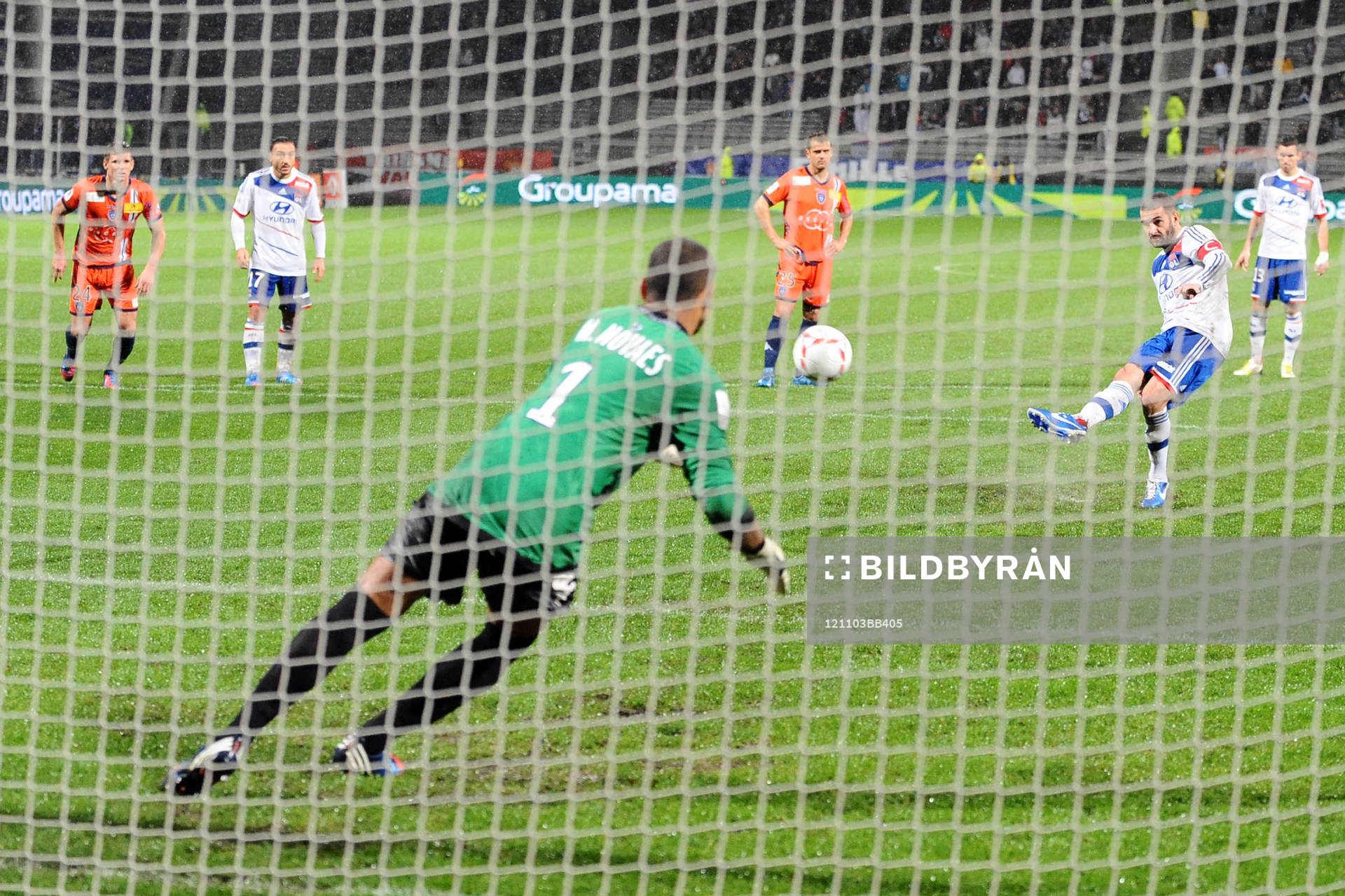 But Lisandro LOPEZ - 04.11.2012 - Lyon / Bastia - 11 eme