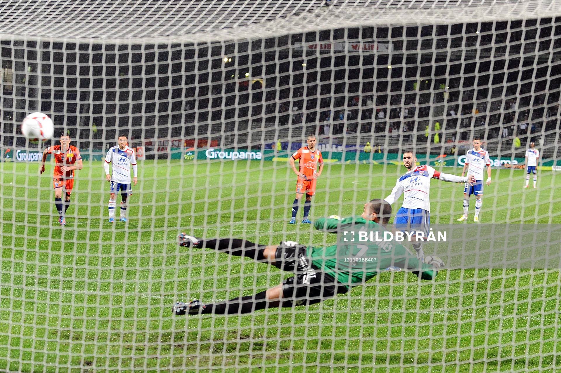 But Lisandro LOPEZ - 04.11.2012 - Lyon / Bastia - 11 eme