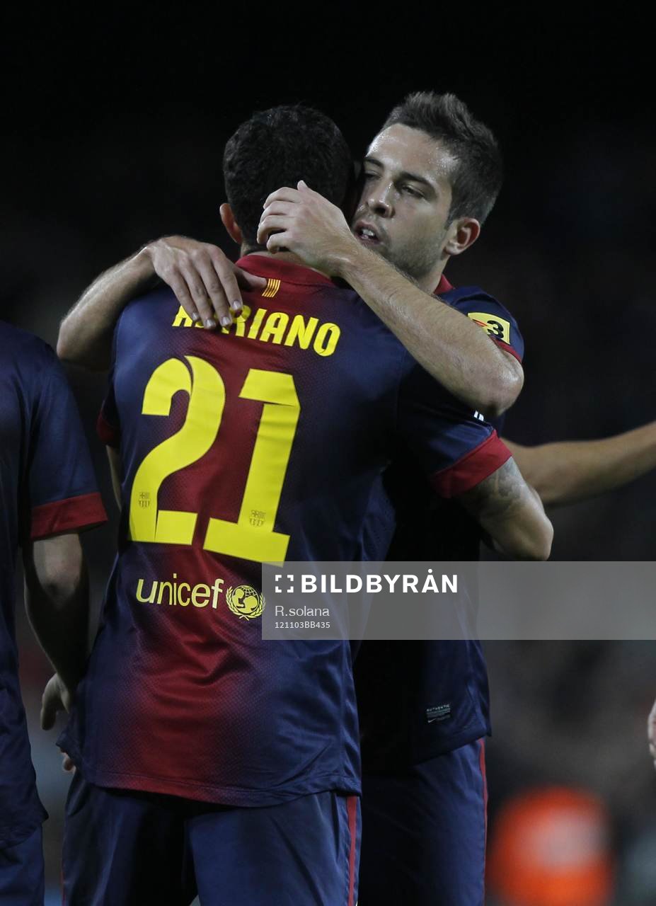 Jordi Alba och Adriano