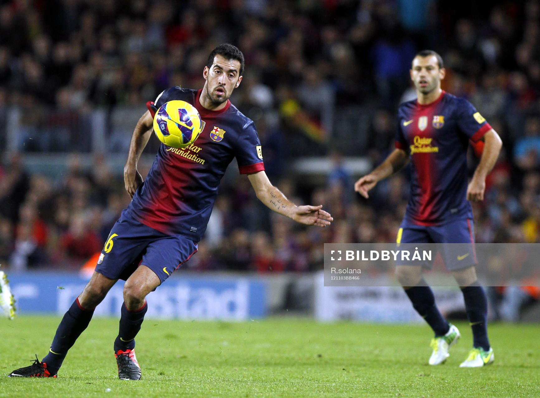 Sergio Busquets och Mascherano