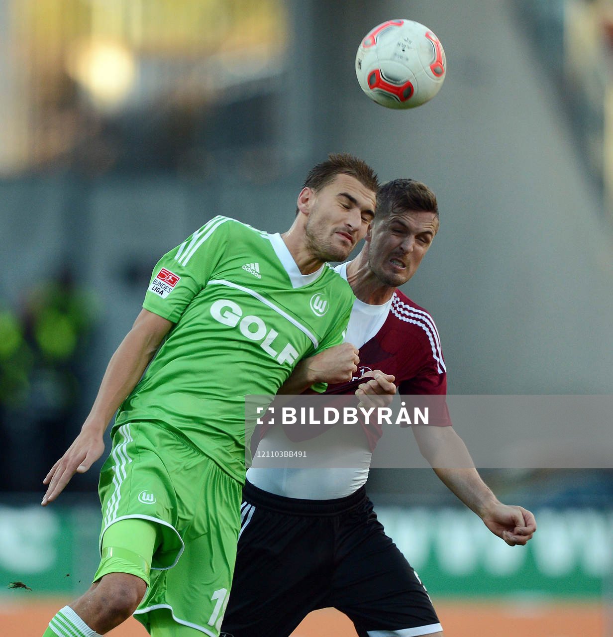 v.l. Bas Dost, Per Nilsson (Nuernberg)