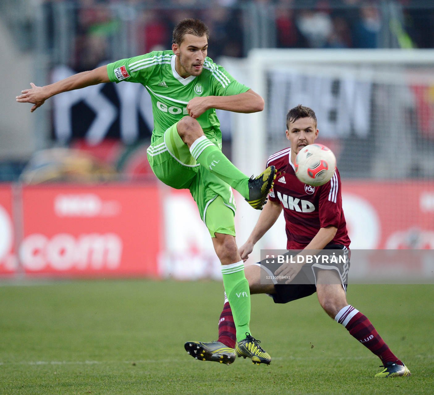 v.l. Bas Dost, Per Nilsson (Nuernberg)