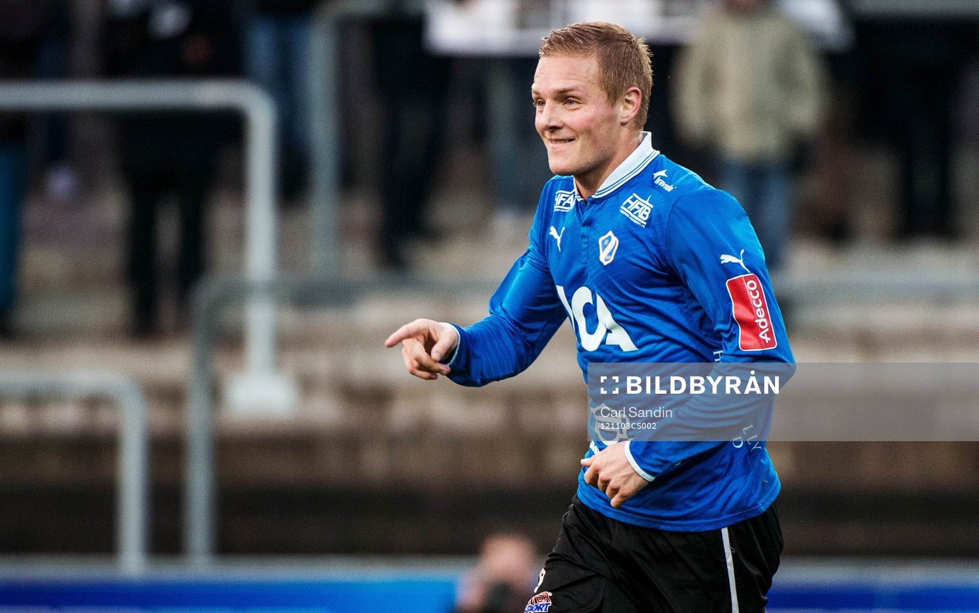 Gudjón Baldvinsson, Halmstad, jublar