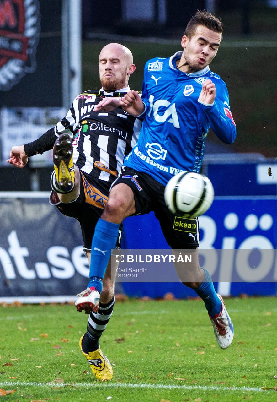 Närkamp mellan Max Mölder, Landskrona, och Kristinn