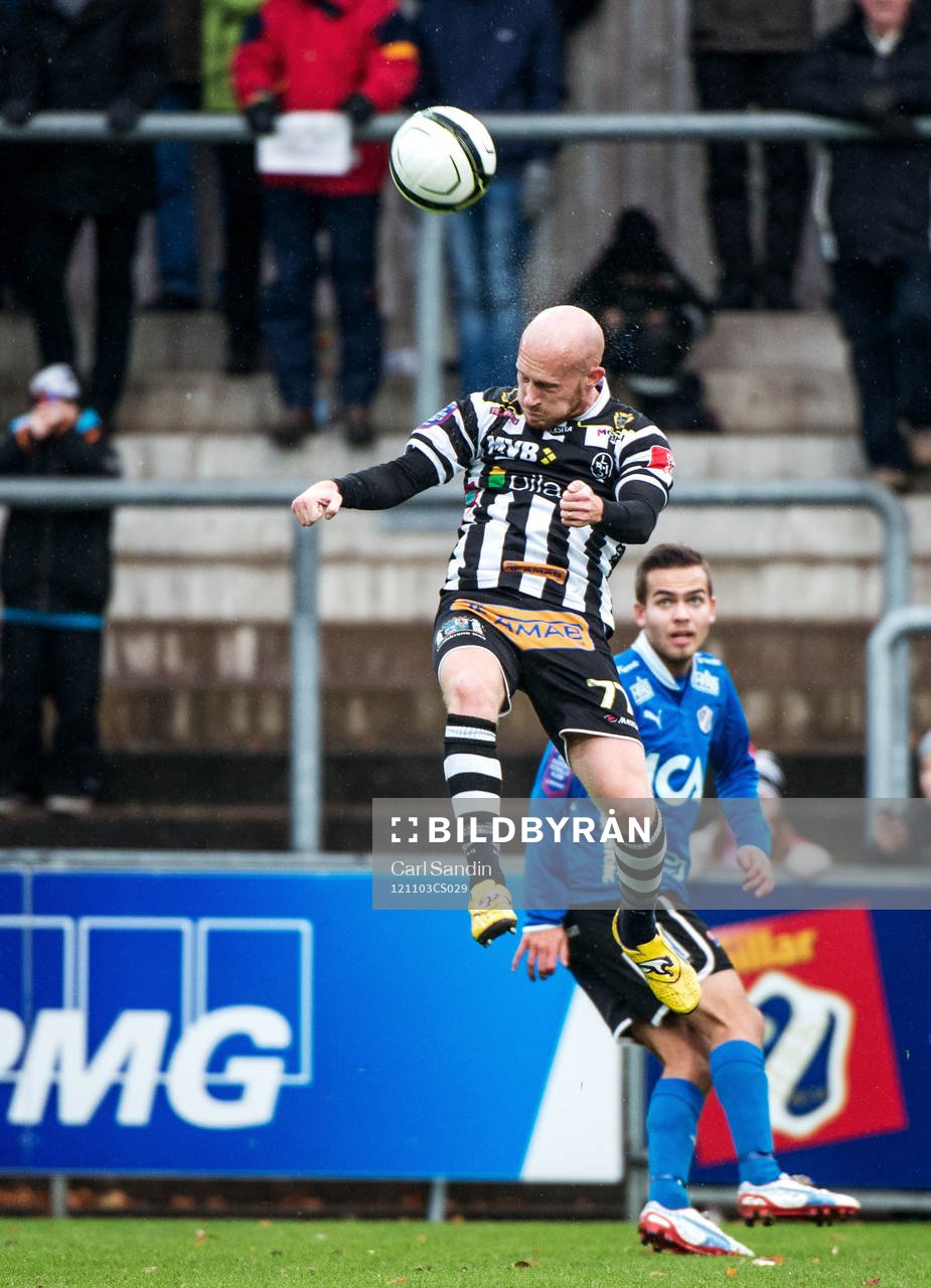 Max Mölder, Landskrona, nickar bollen