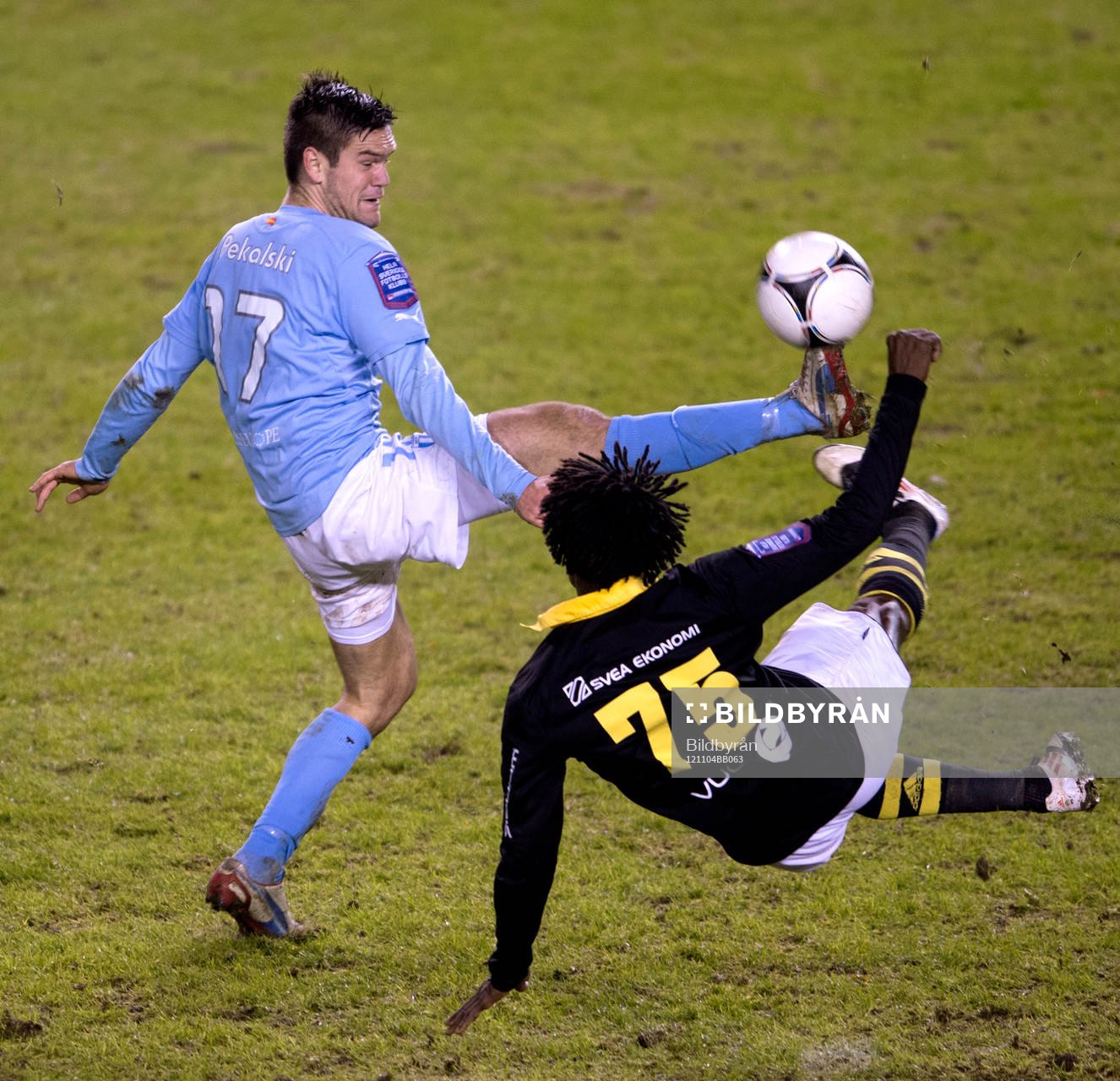 Ivo Pekalski, Malmö och Mohamed Bangura, AIK