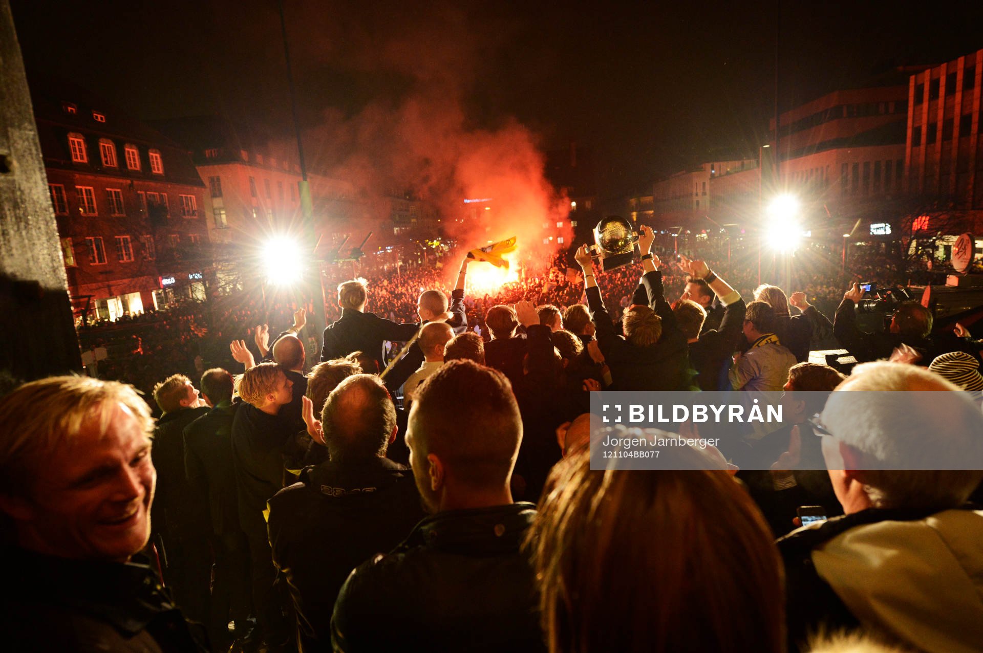Elfsborg firar segern i Borås