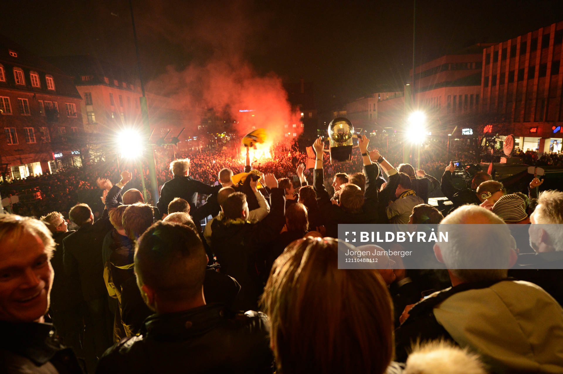 Elfsborg firar segern i Borås