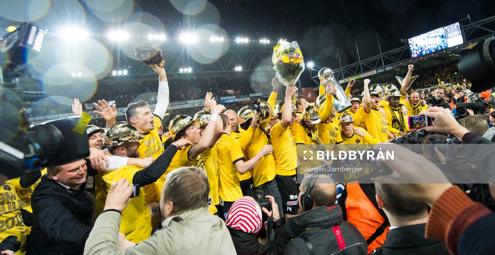 Fotboll, Allsvenskan, Elfsborg - Åtvidaberg: Guldjubel Elfsborg. 