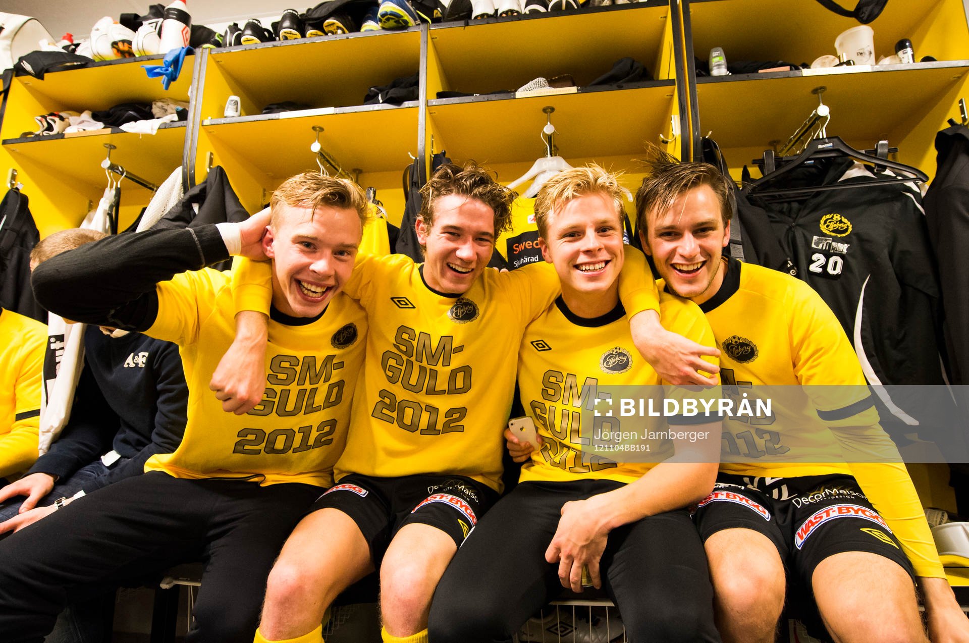 Andreas Andersson, målvakt, Marcus Rohdén, Per Frick och