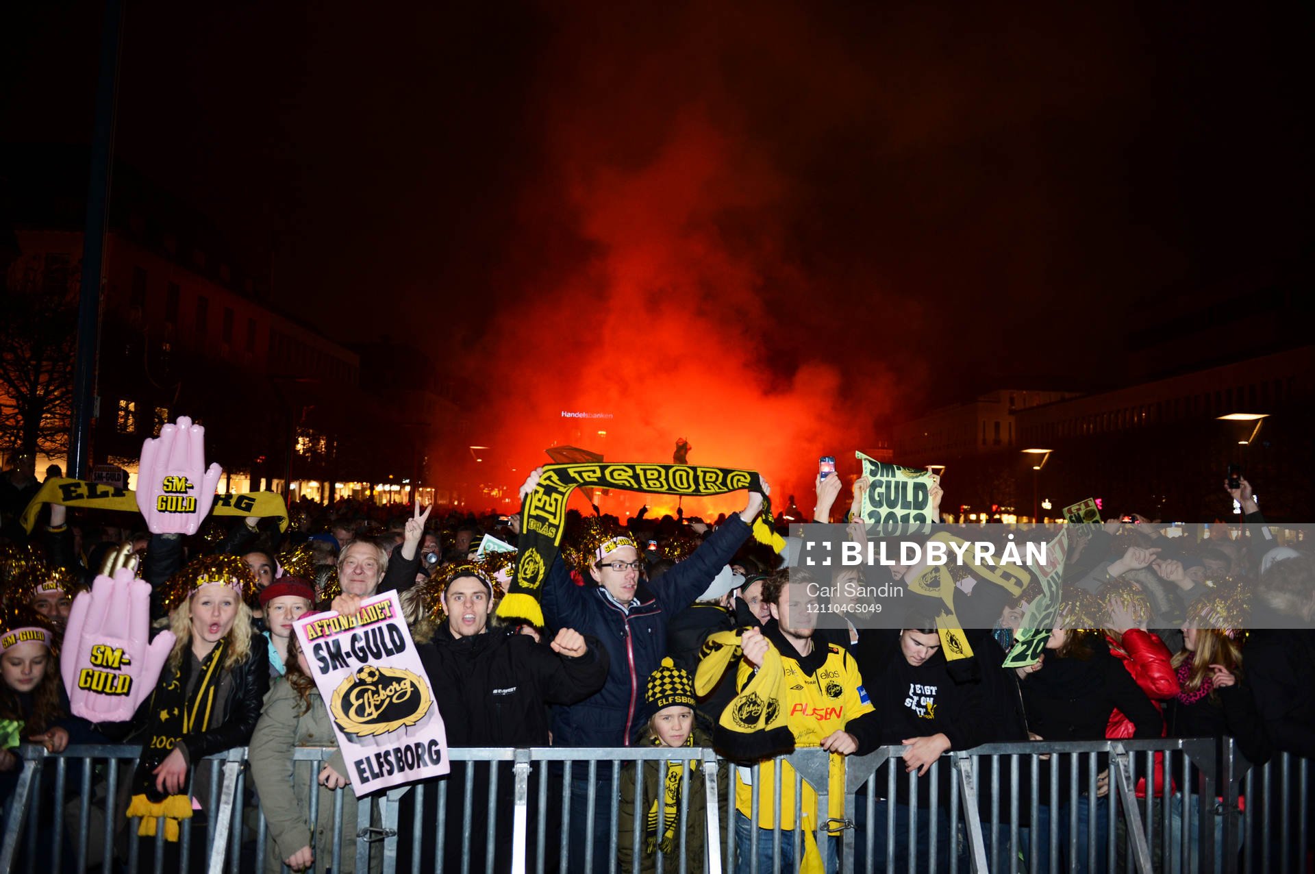 Elfsborg firar segern i Borås