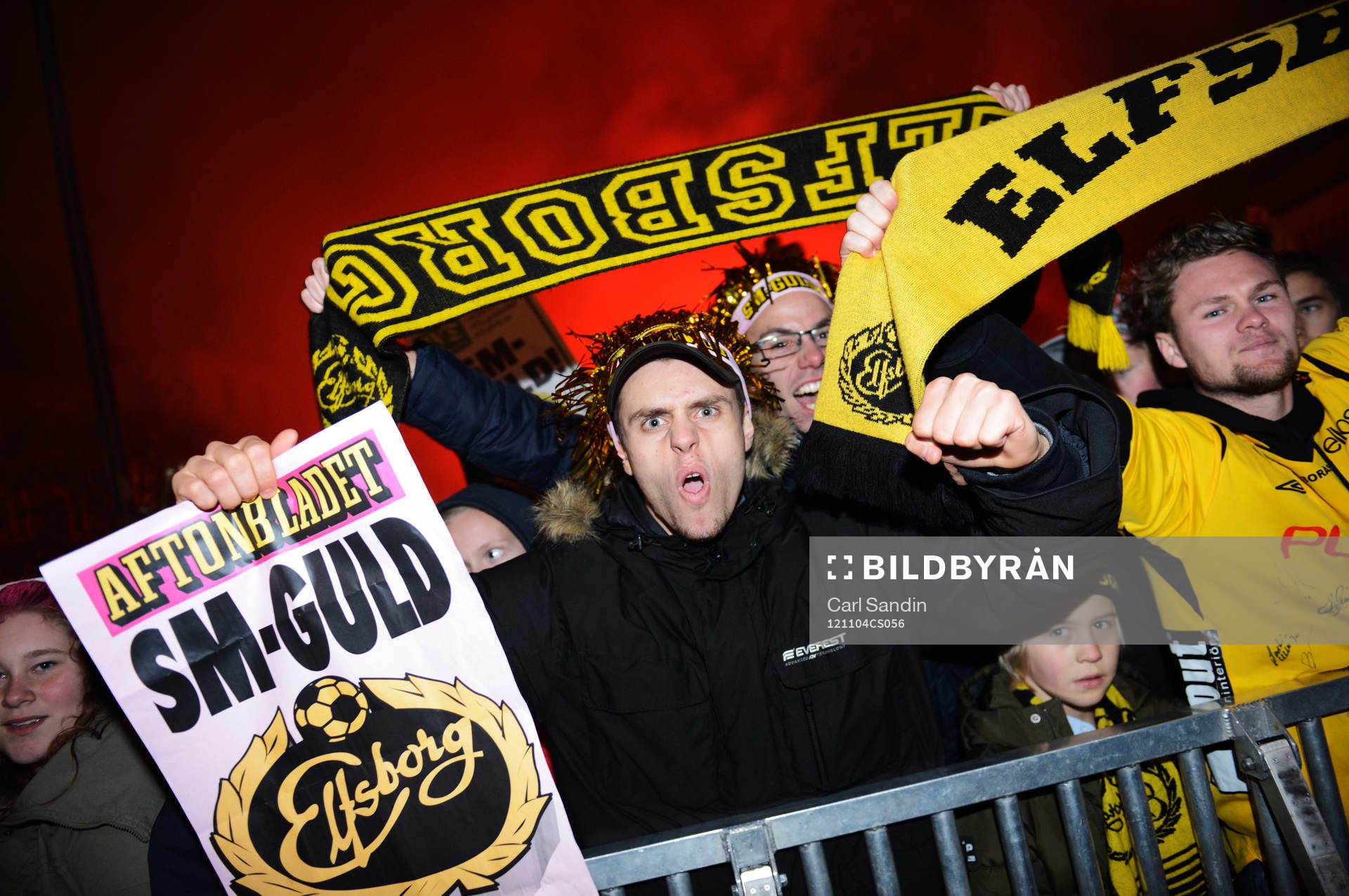 Elfsborg firar segern i Borås