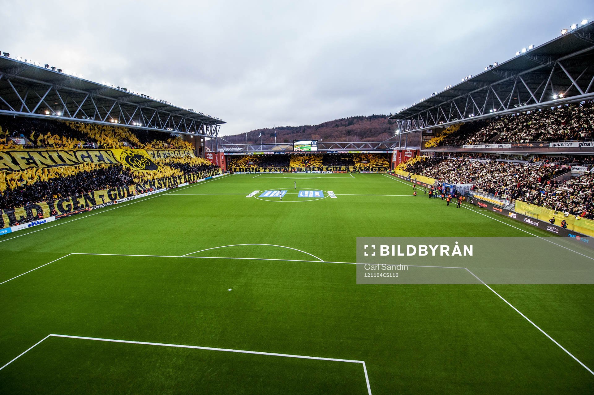 En fullsatt Borås Arena i finalmatchen mellan Elfsborg och