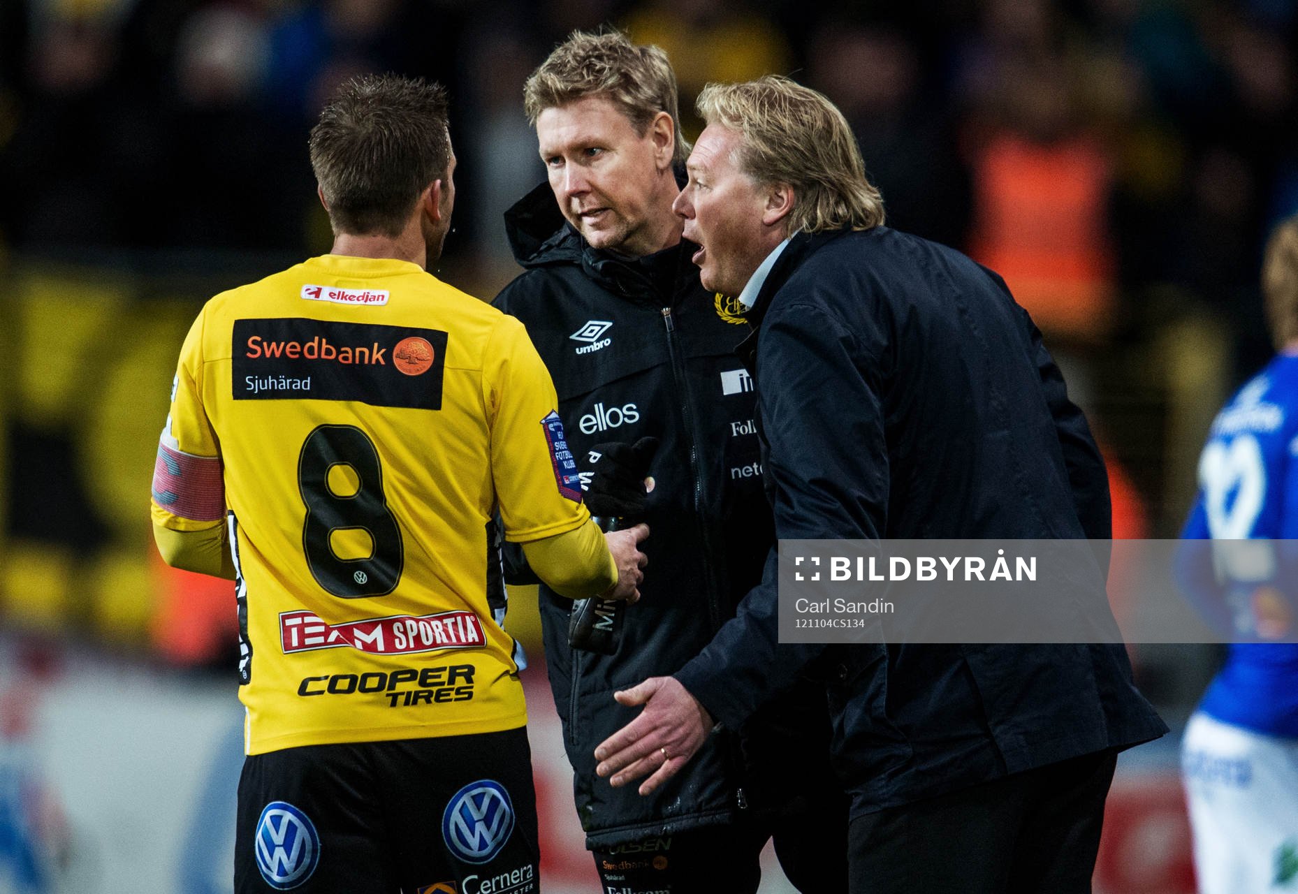 Peter Wettergren, assisterande tränare, och Jörgen