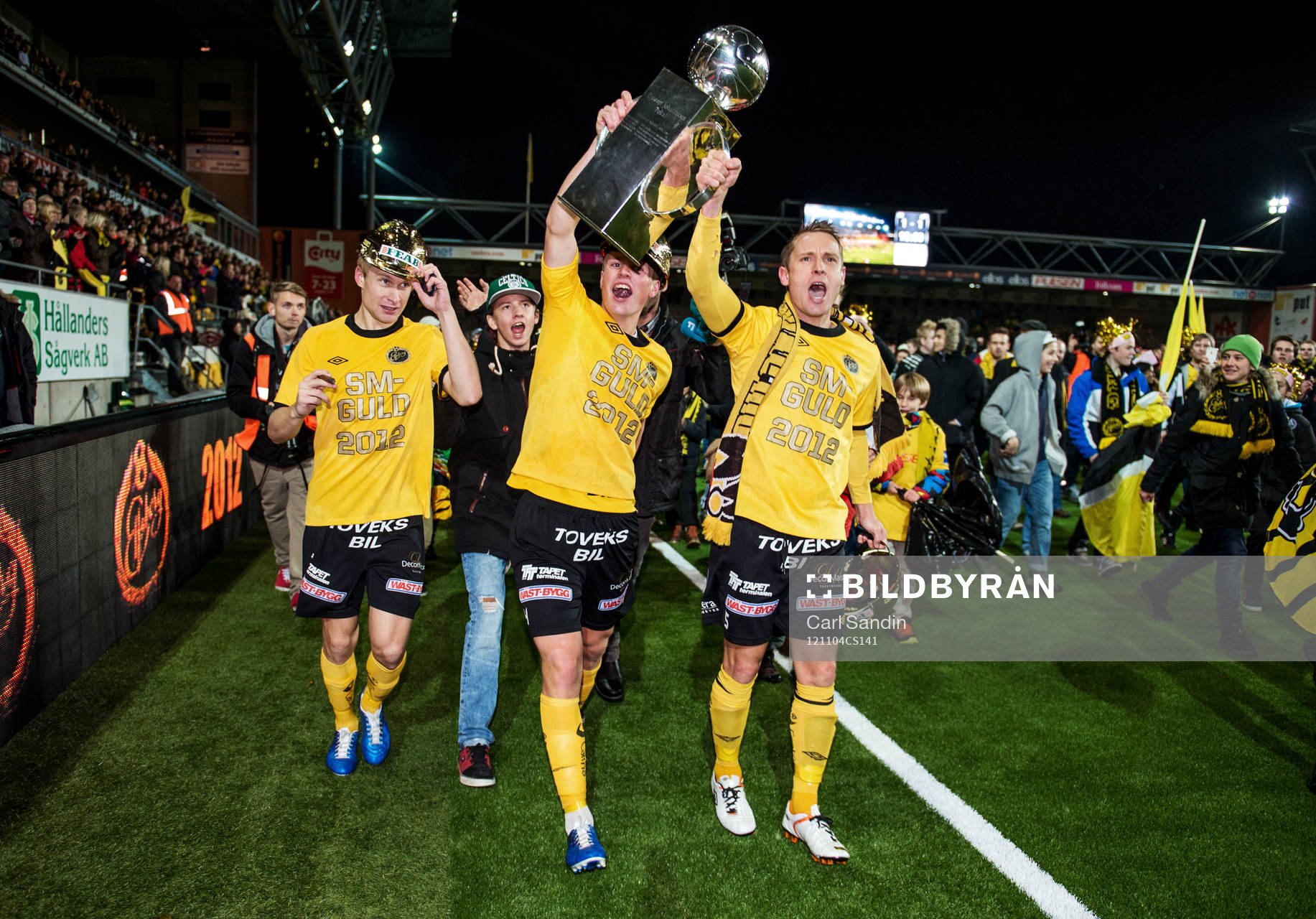 Johan Larsson, Oscar Hiljemark och Andreas Klarström,