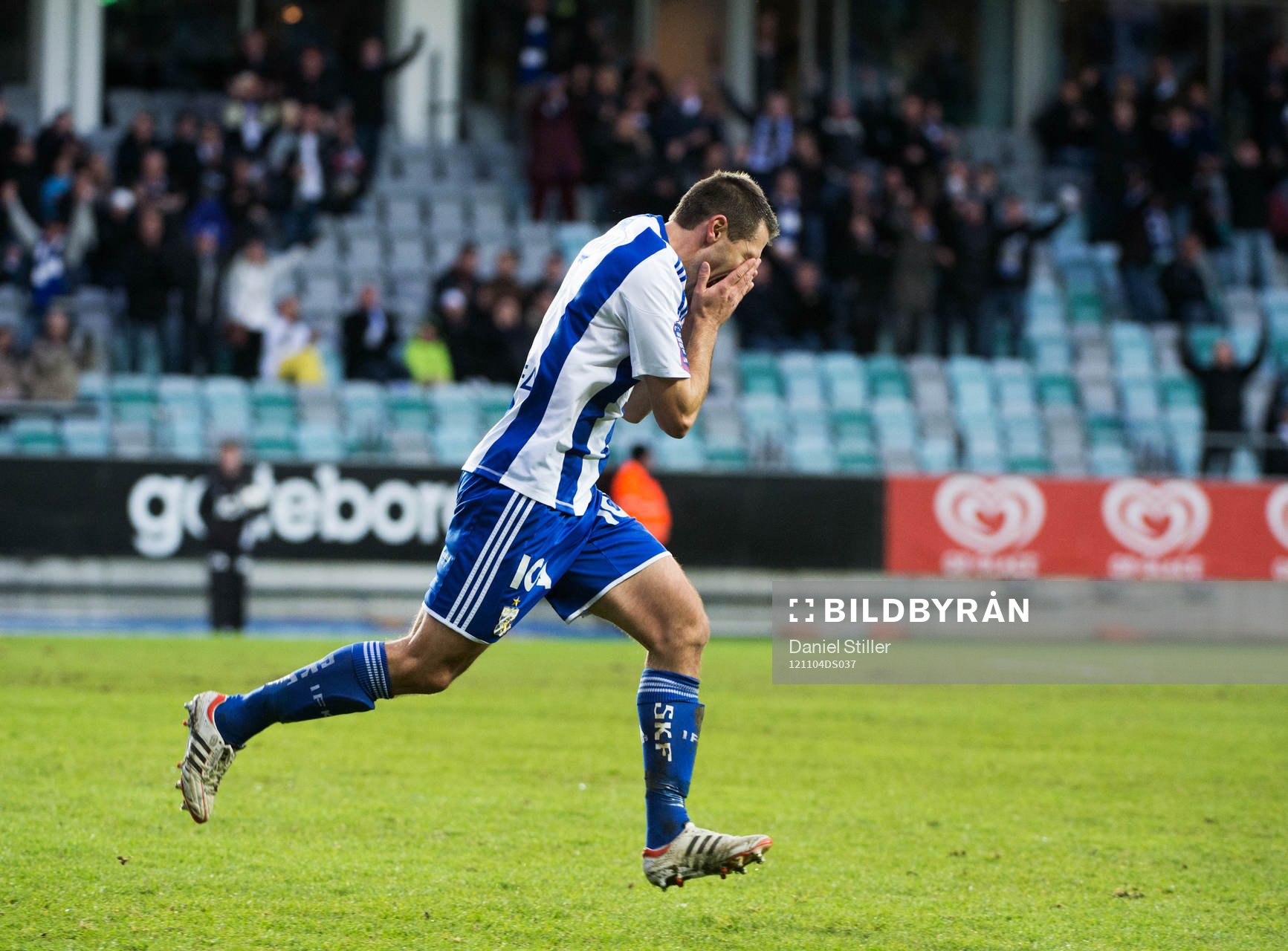 Stefan Selakovic, IFK Göteborg, gör 1-0, jubel